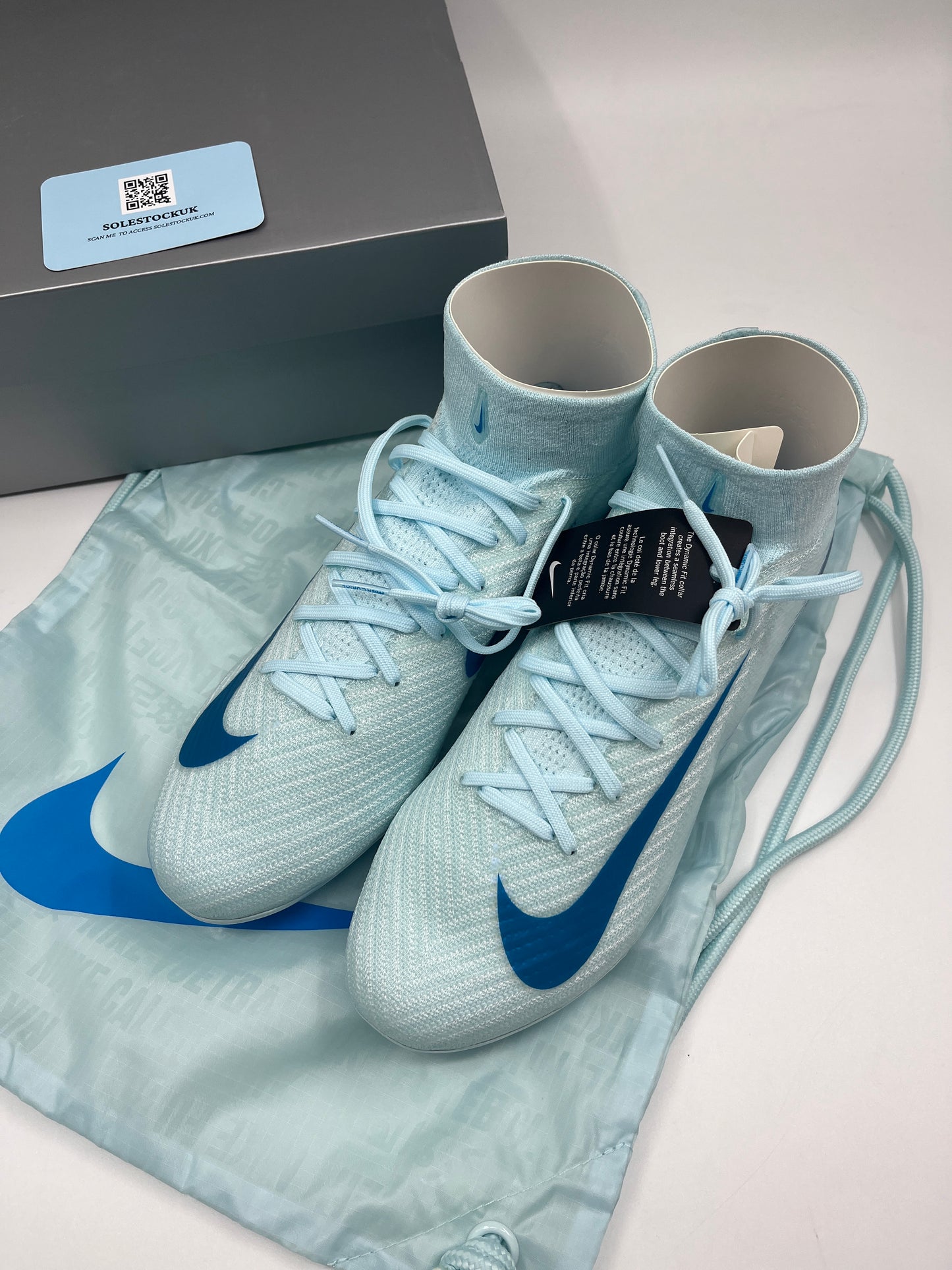 Nike Zoom Mercurial Superfly 10 Elite FG- Glacier Blue