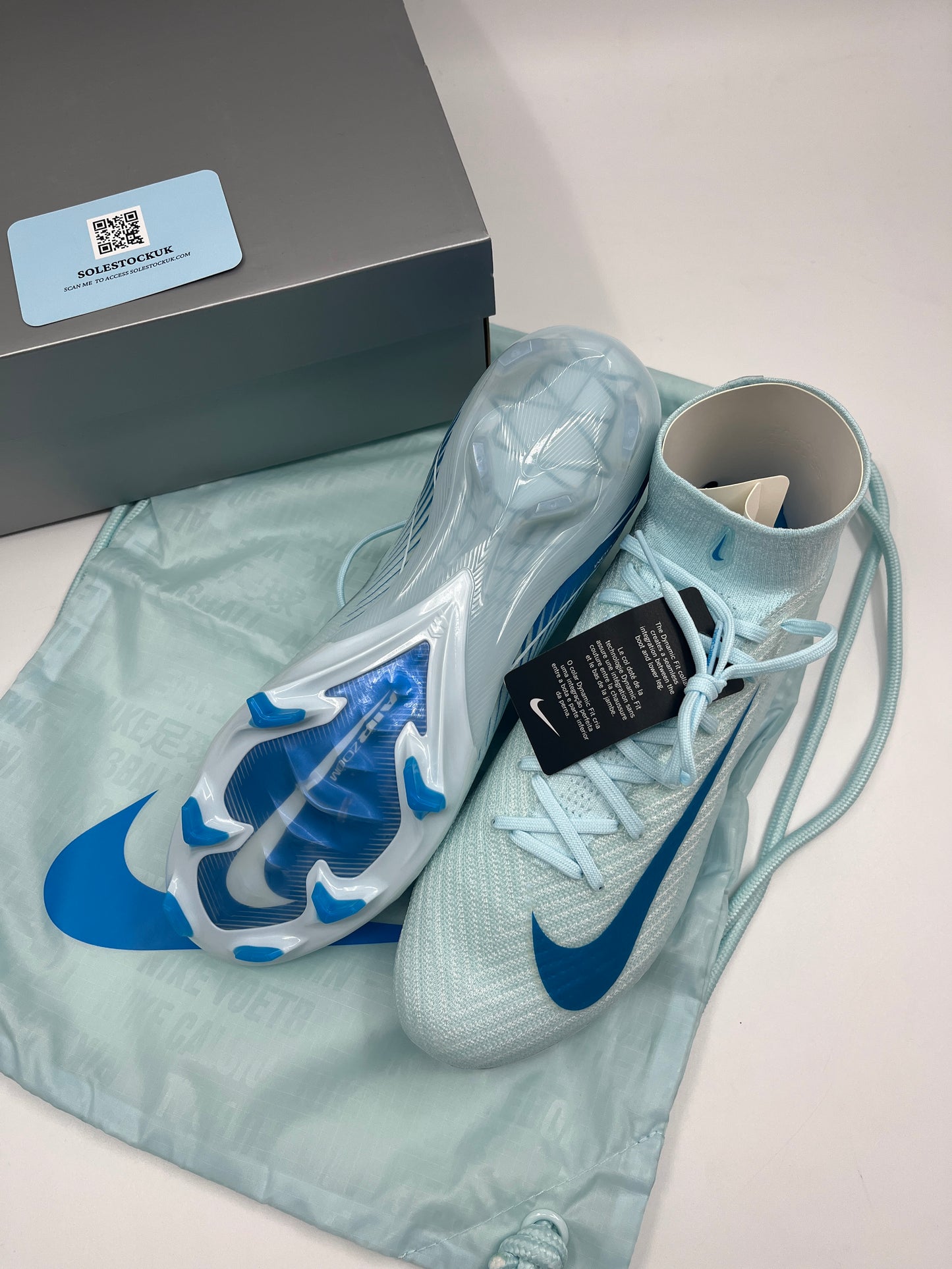 Nike Zoom Mercurial Superfly 10 Elite FG- Glacier Blue