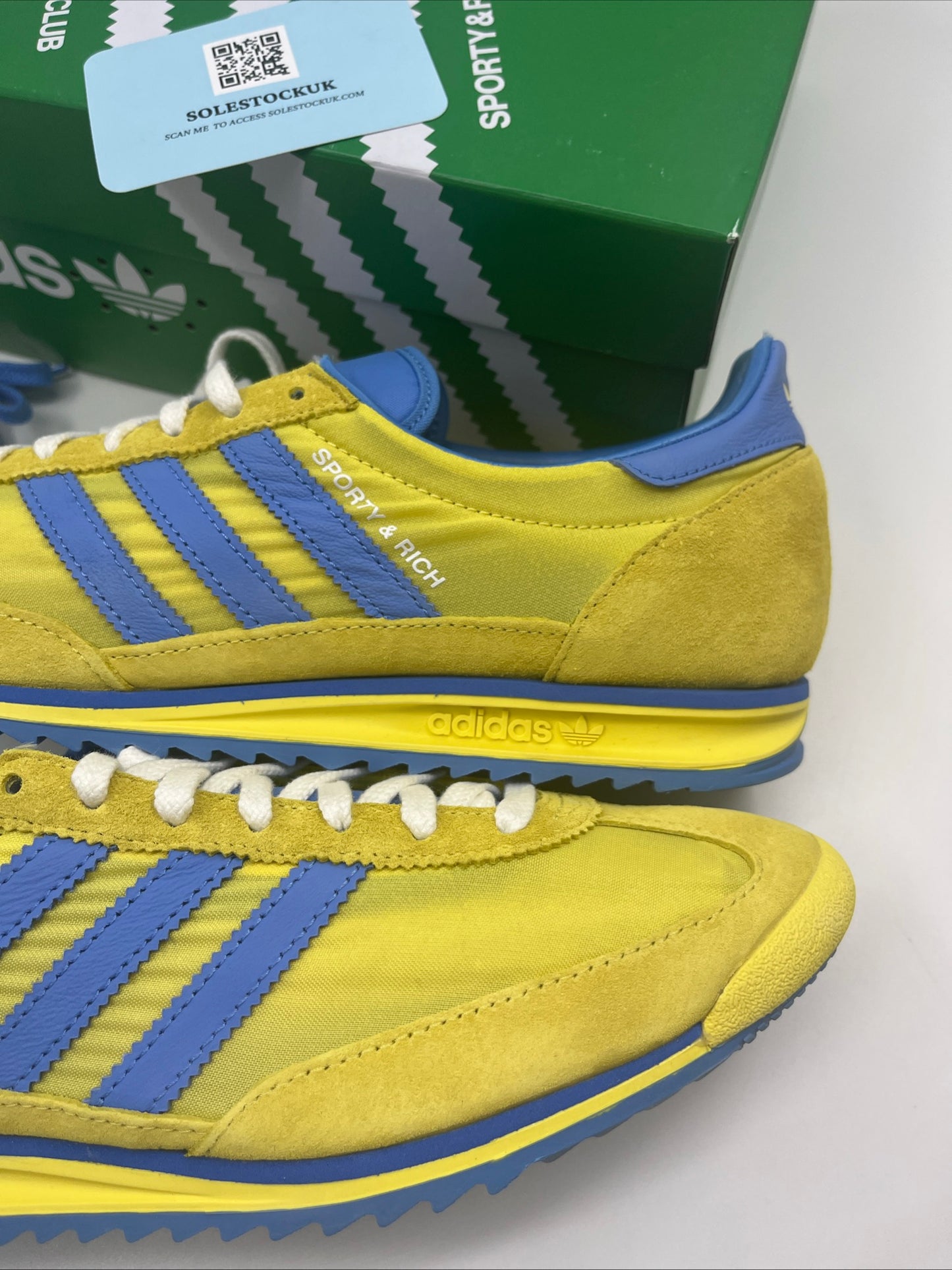 Adidas Originals SL72 Sporty & Rich Yellow Blue JH6702