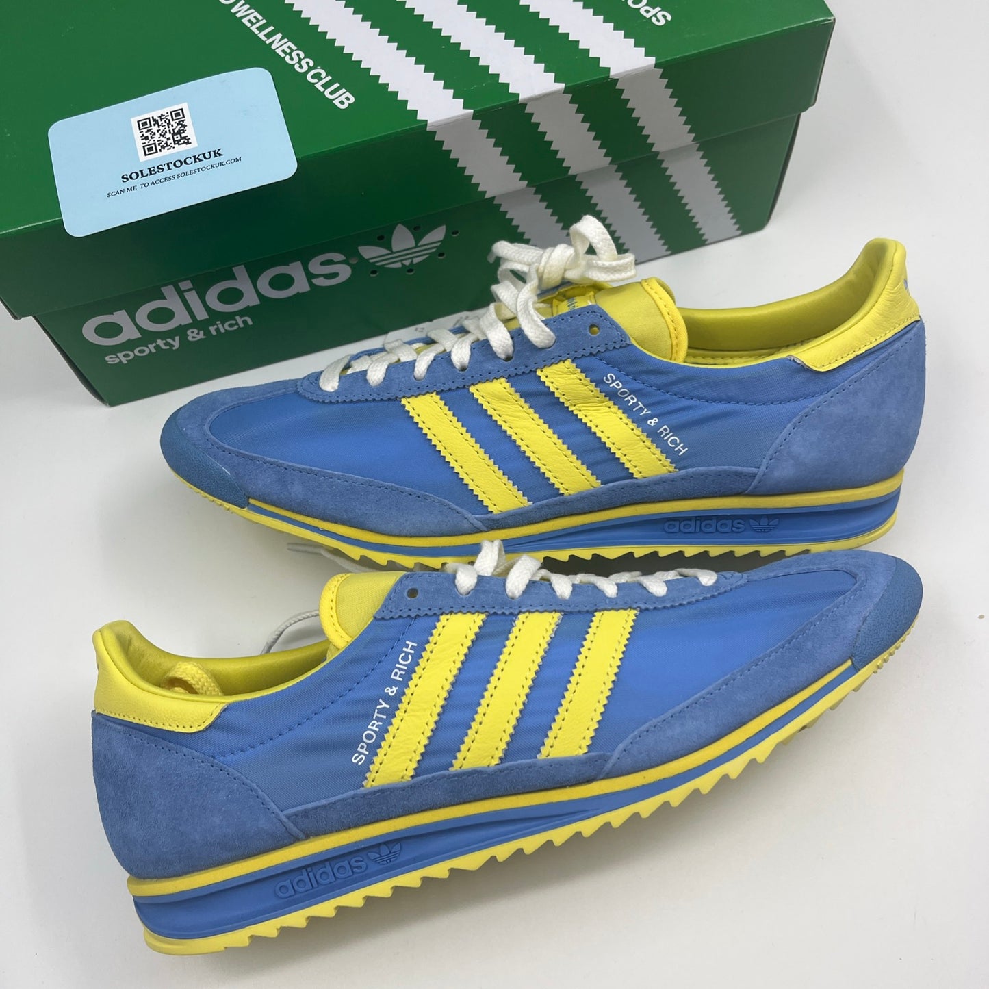Adidas Original SL72 Sporty & Rich Blue Yellow JH6701