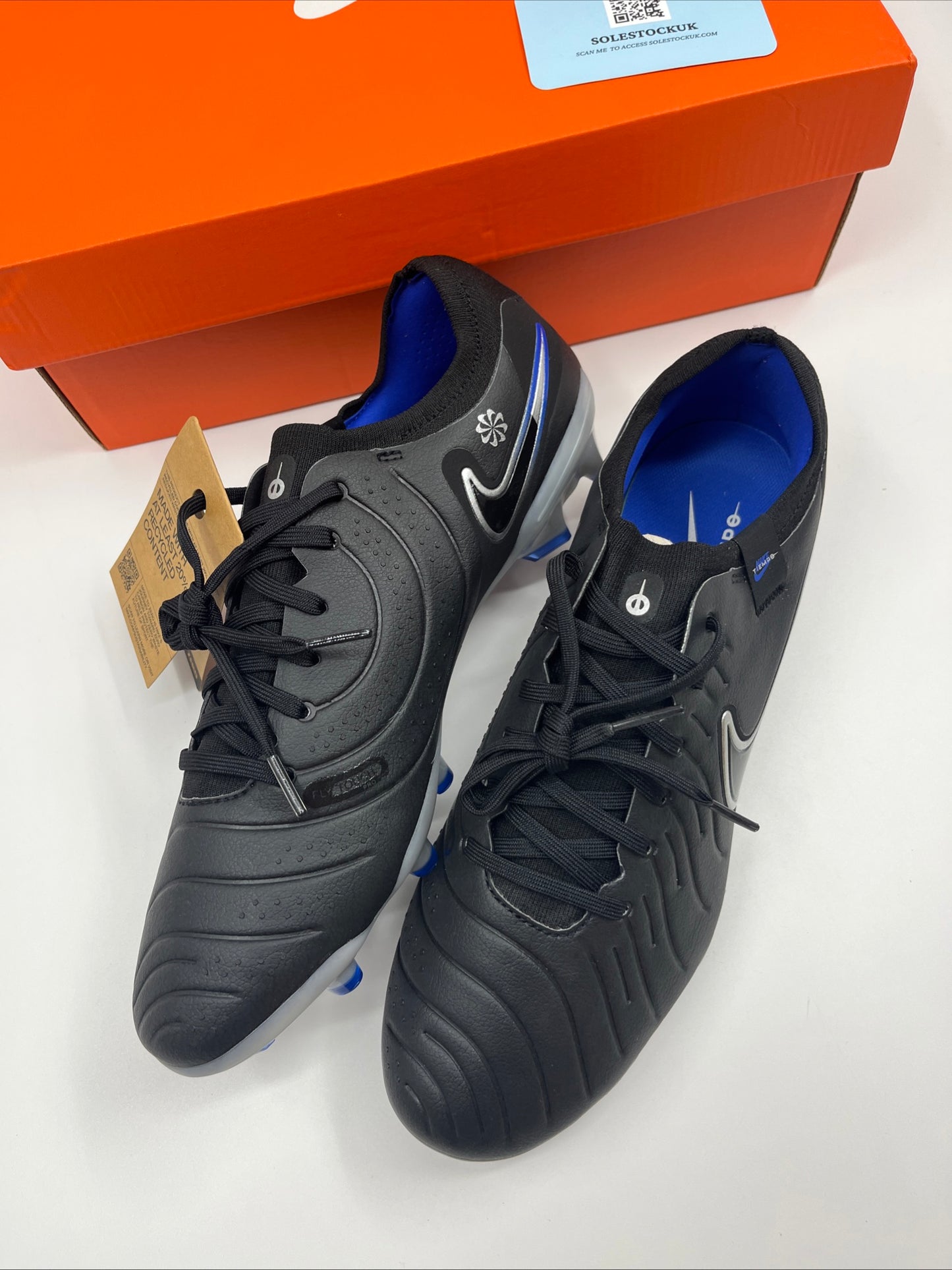 Nike Tiempo Legend 10 Pro FG Black Chrome Hyper Royal DV4333-040