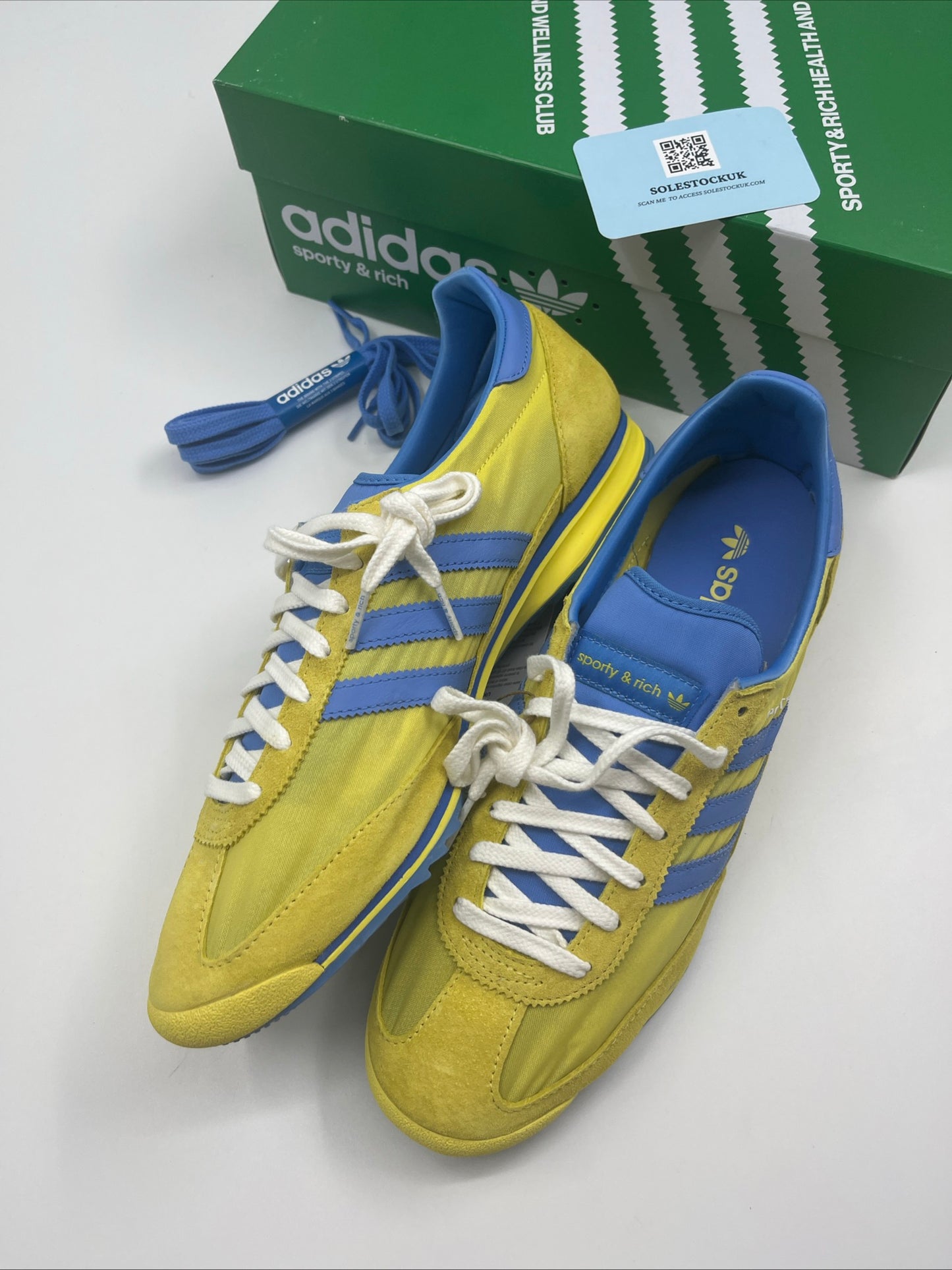 Adidas Originals SL72 Sporty & Rich Yellow Blue JH6702