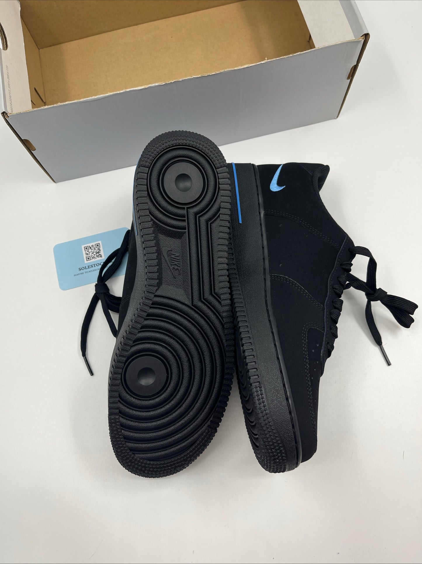 Nike Air Force 1 Low Black University Blue