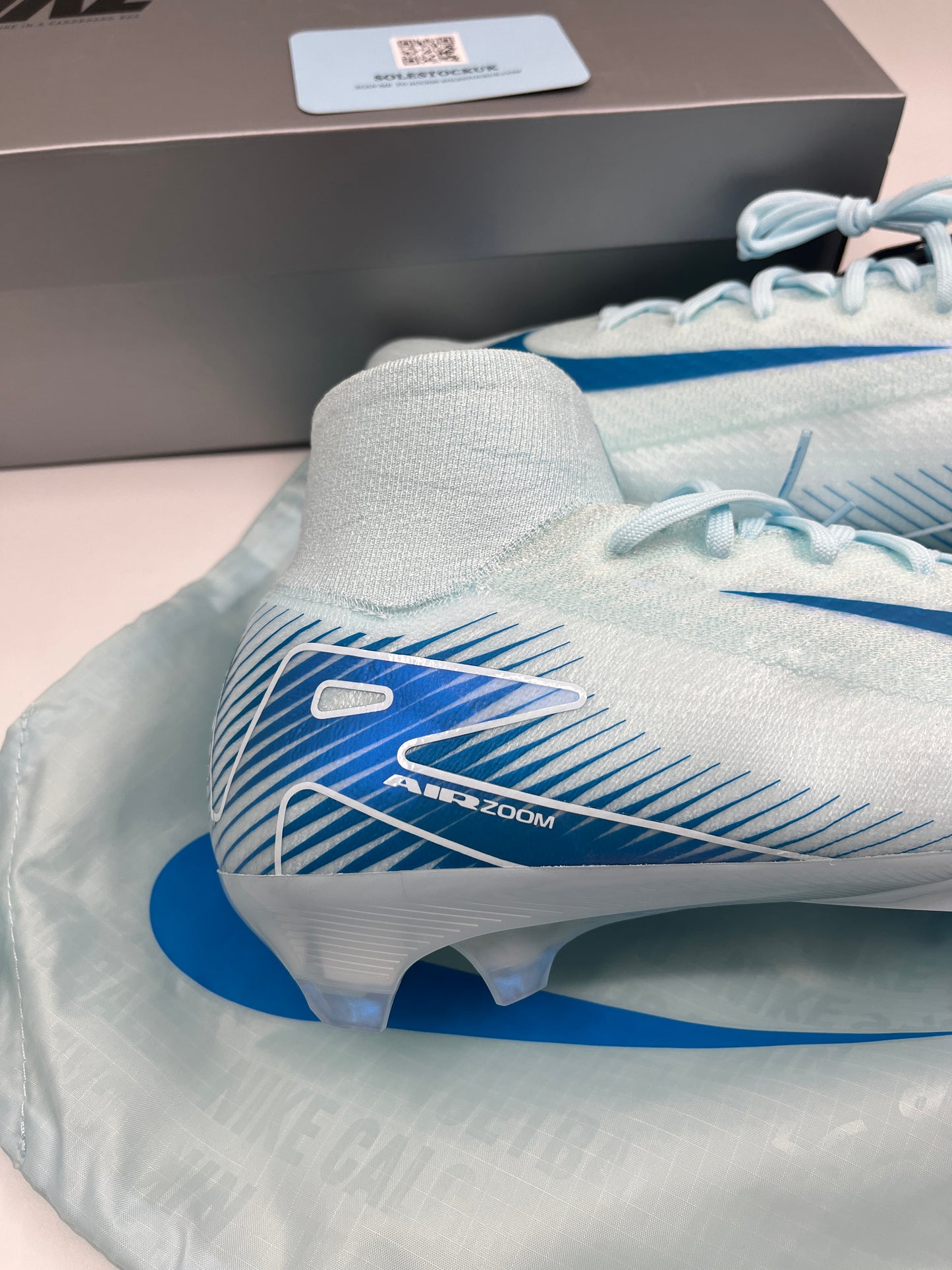 Nike Zoom Mercurial Superfly 10 Elite FG- Glacier Blue