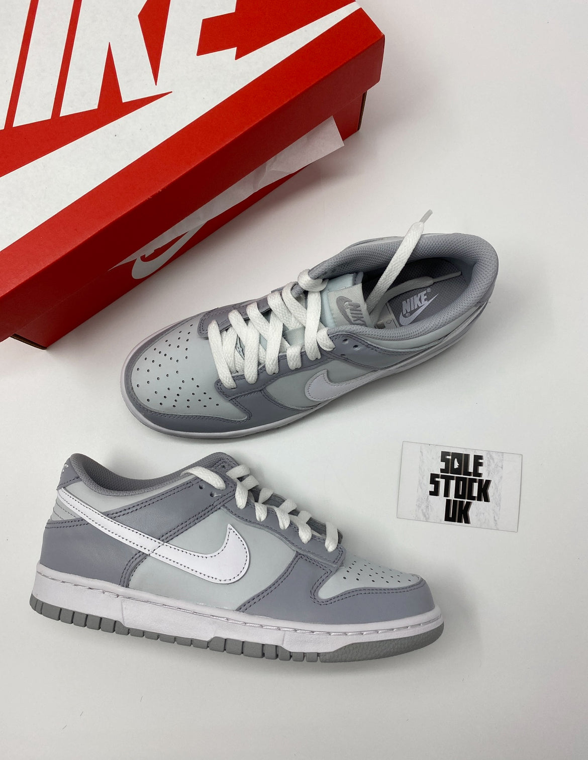 Nike dunk low two tone grey