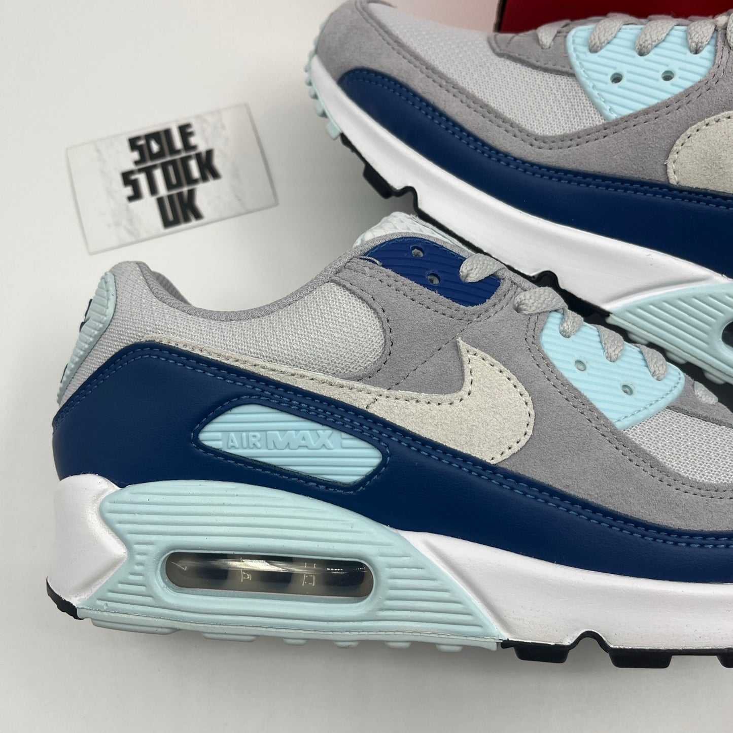 Nike Air Max 90 Glacier Blue Pure Platinum White