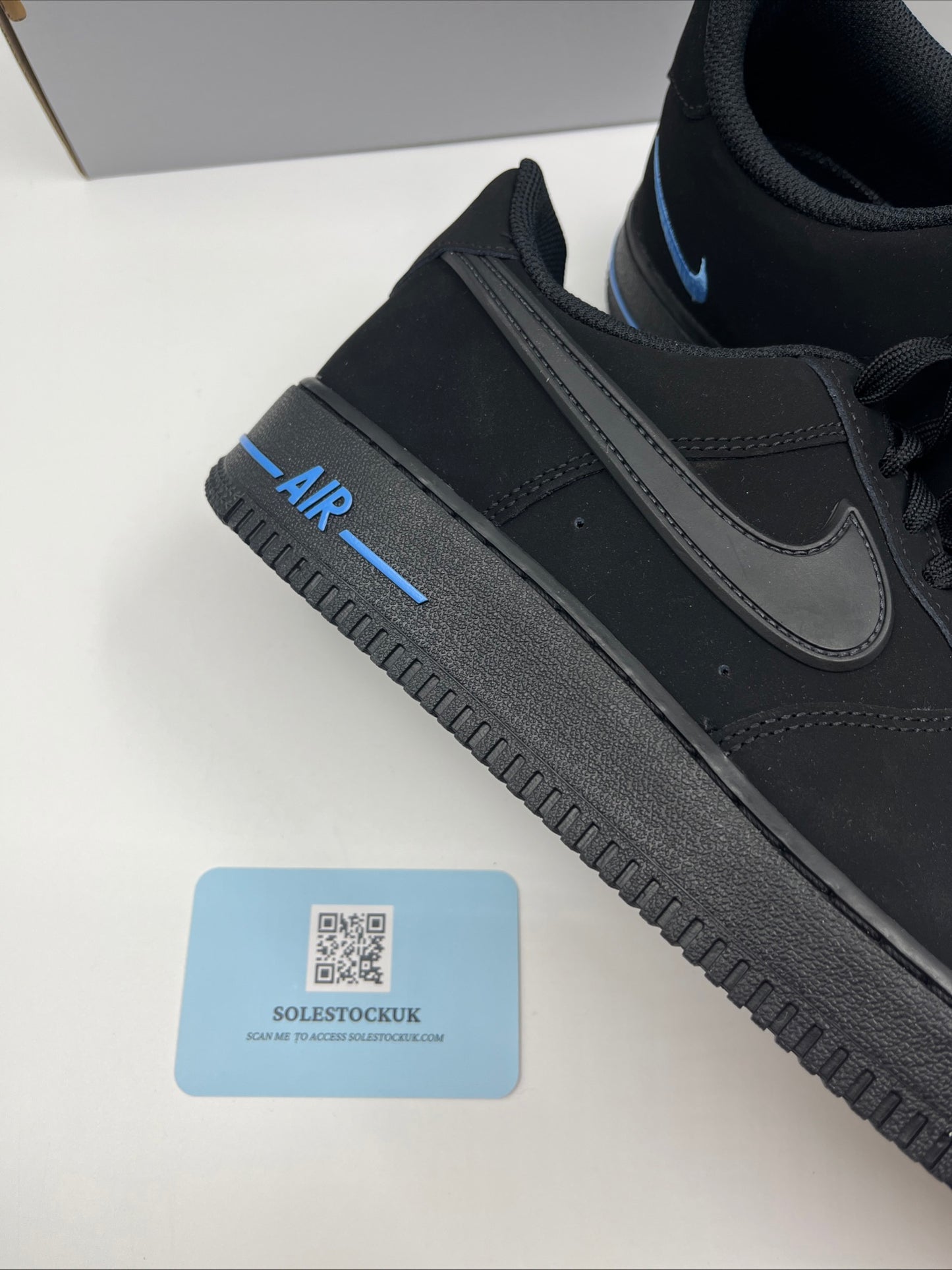 Nike Air Force 1 Low Black University Blue