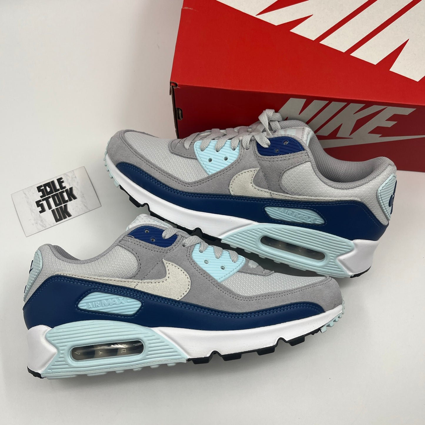 Nike Air Max 90 Glacier Blue Pure Platinum White