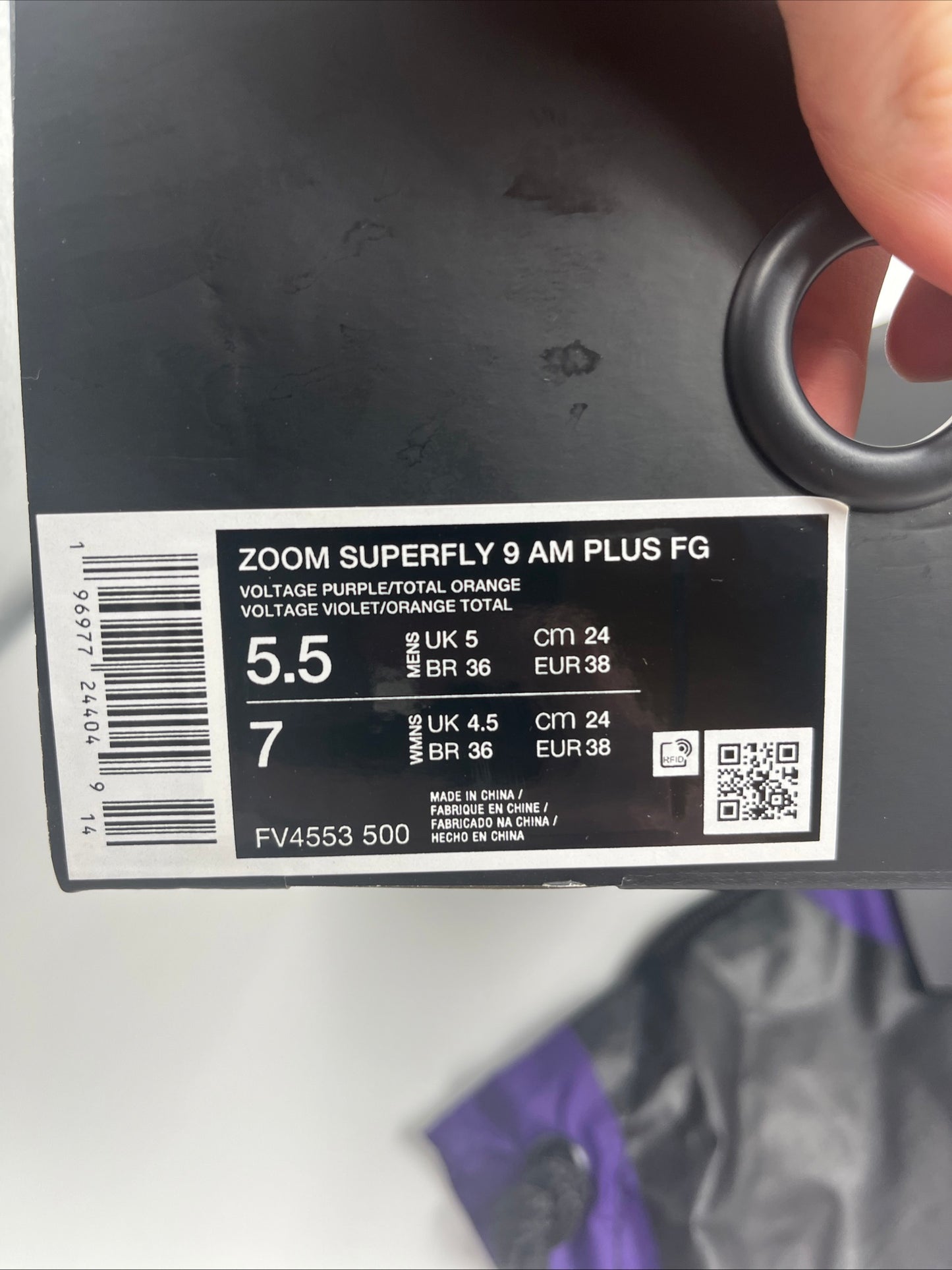 Nike Zoom Mercurial Superfly 9 Air Max Plus Voltage Purple