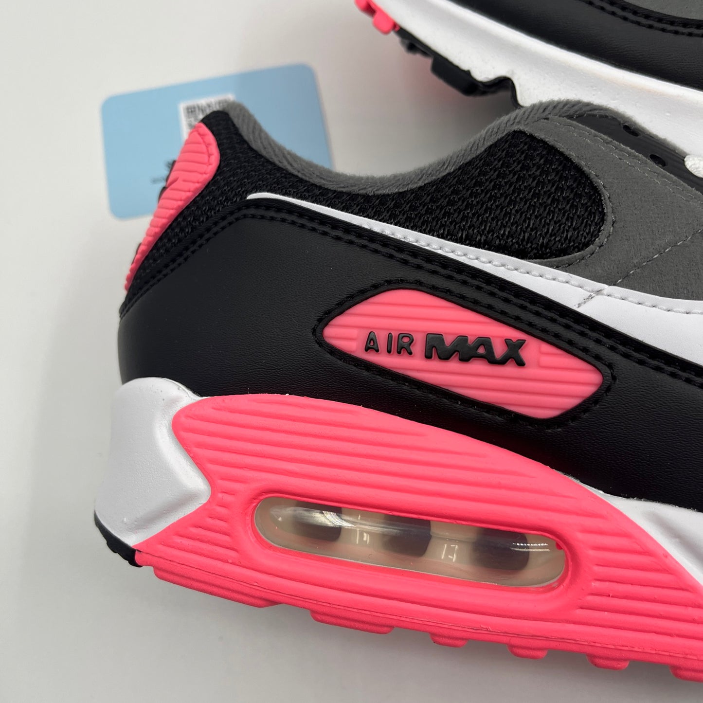 Nike Air Max 90 Black White Iron Grey Pink
