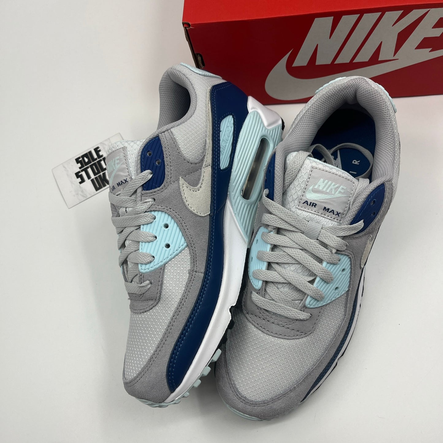 Nike Air Max 90 Glacier Blue Pure Platinum White