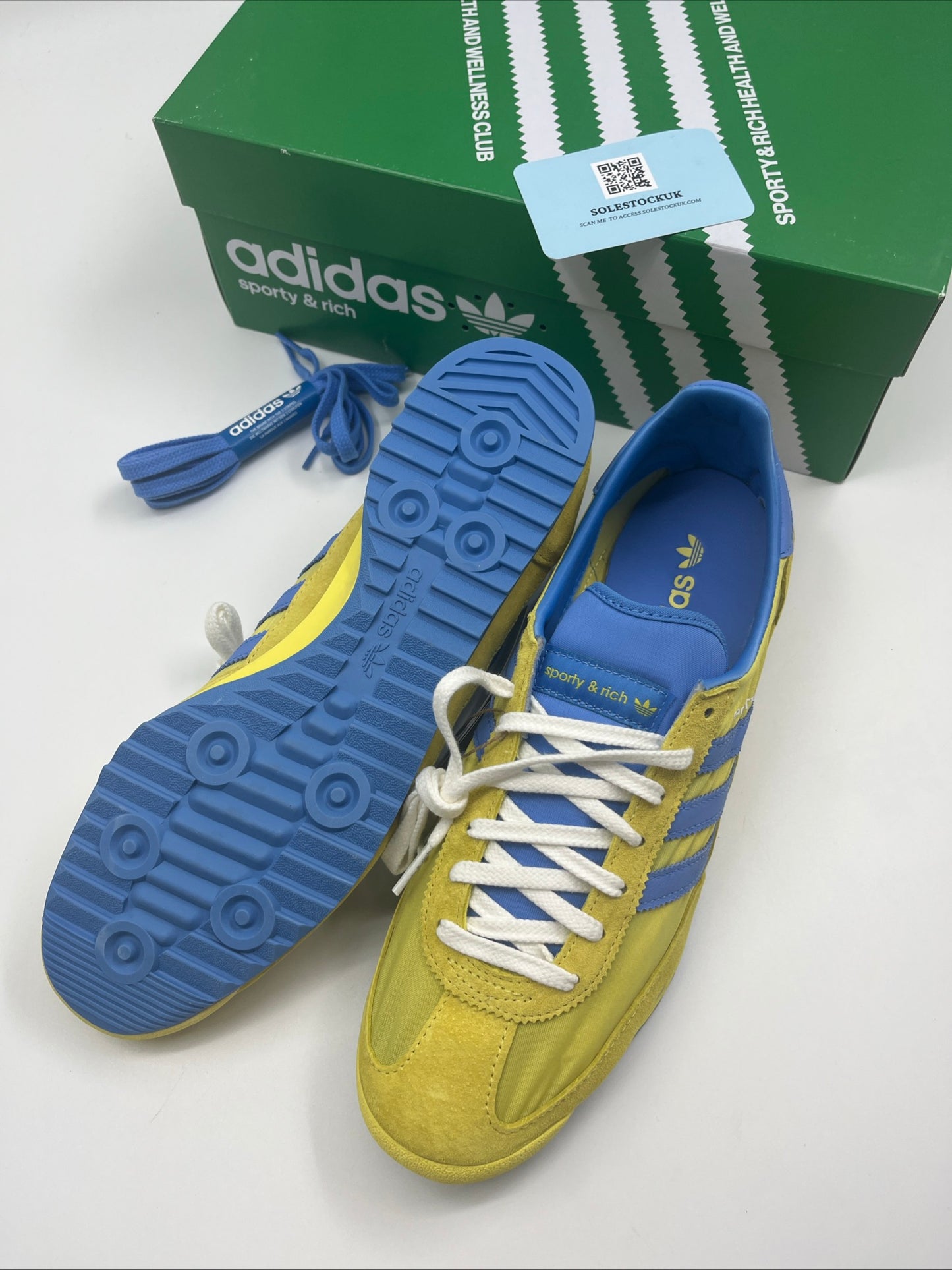 Adidas Originals SL72 Sporty & Rich Yellow Blue JH6702