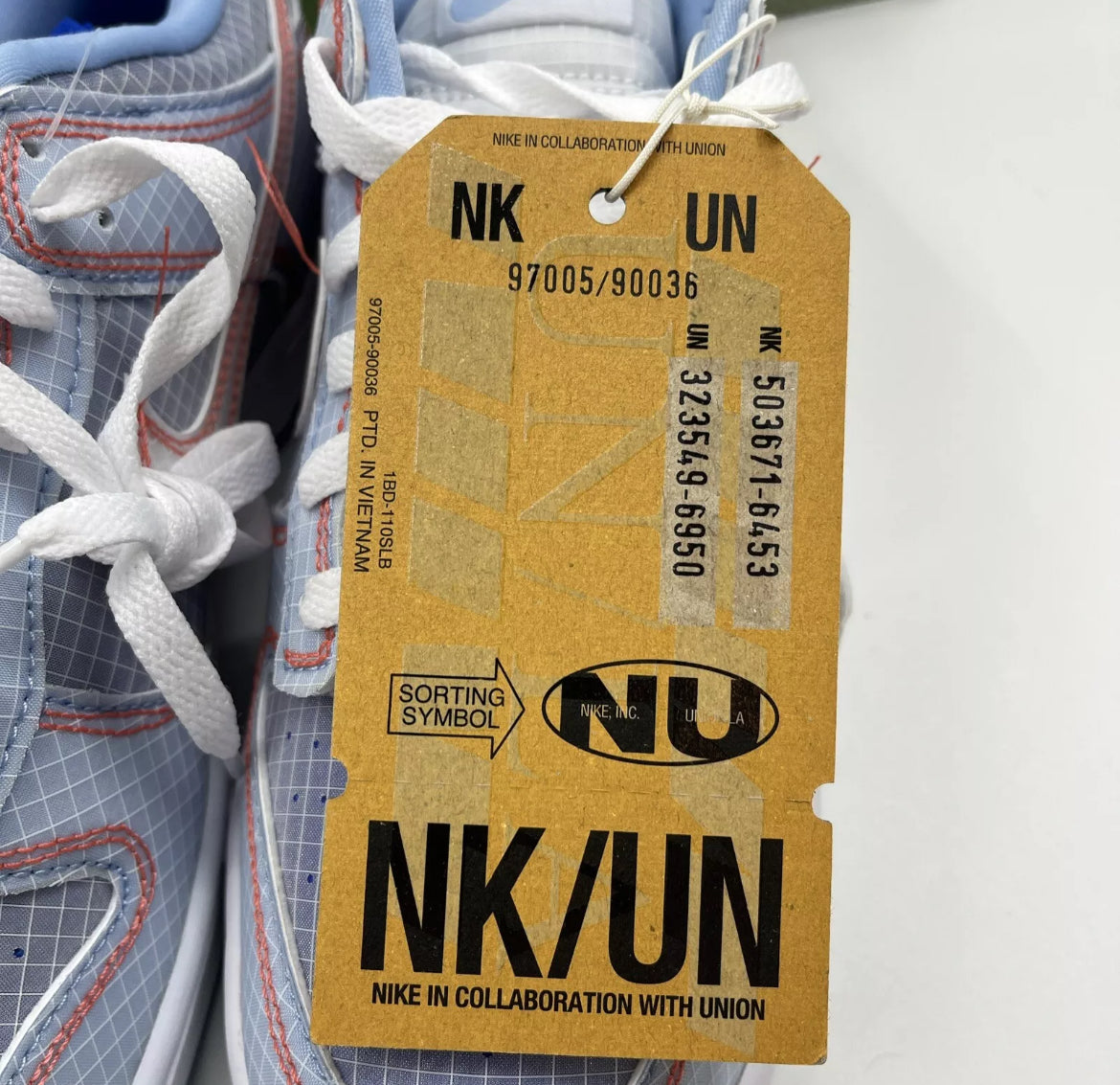 Nike Dunk Low x Union ‘Passport Pack Argon’