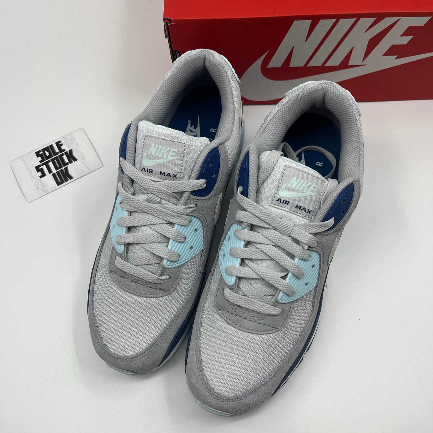 Nike Air Max 90 Glacier Blue Pure Platinum White