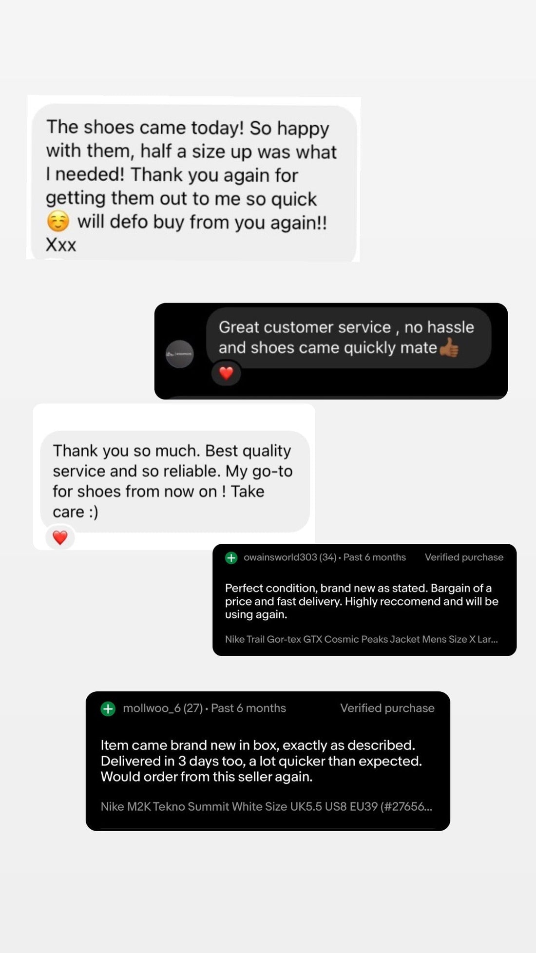 Customer satisfaction