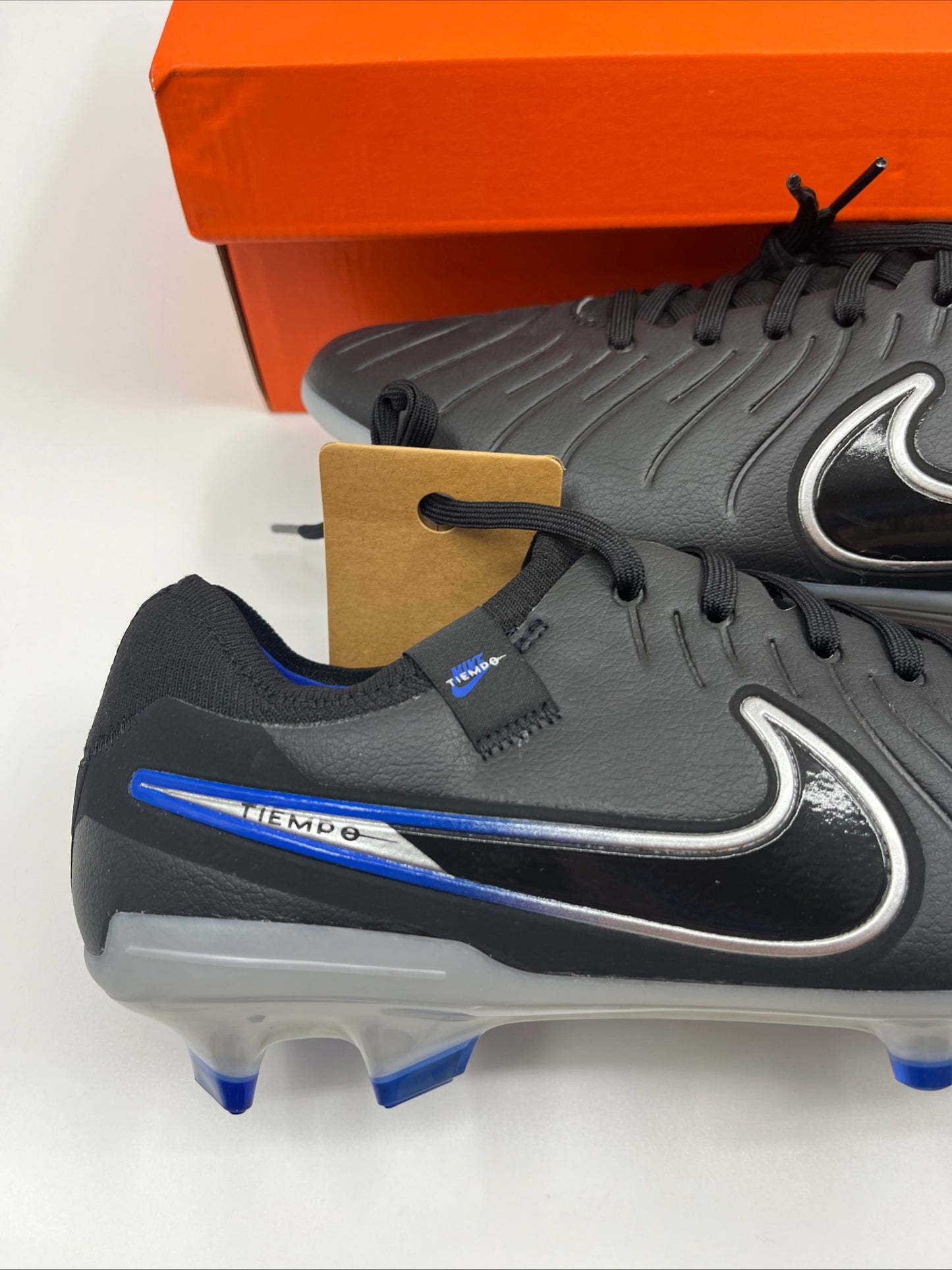 Nike Tiempo Legend 10 Pro FG Black Chrome Hyper Royal DV4333-040