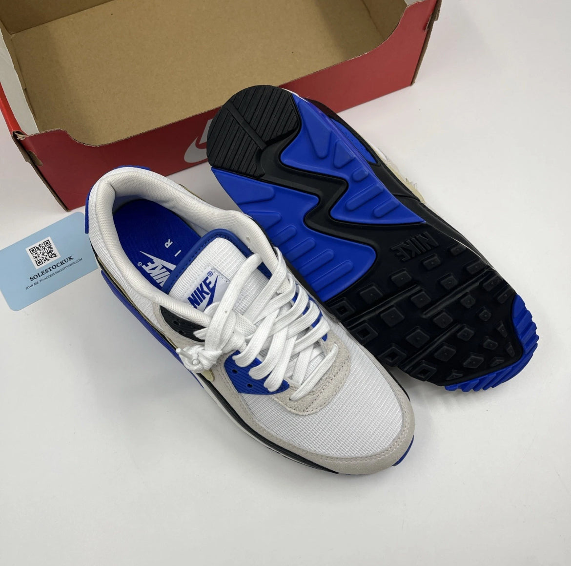 Nike Air Max 90 PRM White Racer Blue